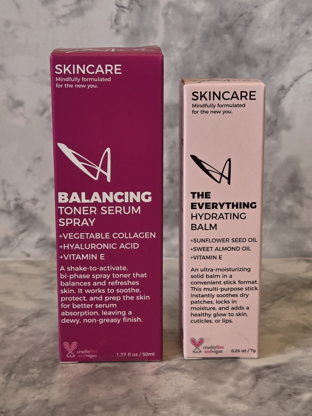 Balancing Toner Serum Spray & The Everything Hydrating Balm Set — Pink